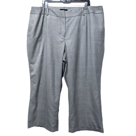 TALBOTS Houndstooth Wool Blend Signature Trouser Pants 24 - Picture 9 of 9